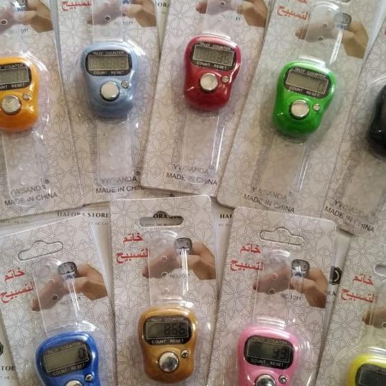 Kualitas terbaik] Tasbih Digital Mini - Finger Counter Digital