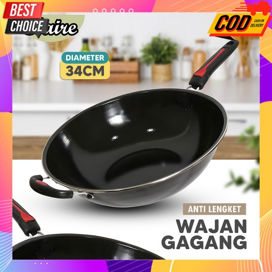 Frypan Marble Anti Gores Fry Pan Anti Lengket Stainless Steel Tanpa Minyak Teflon Anti Lengket Set T