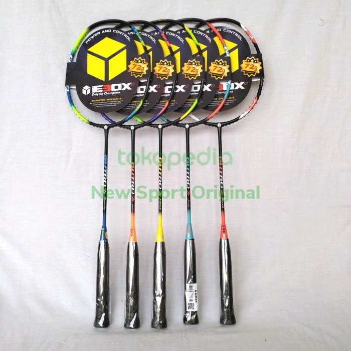 Terlaris Raket Bulutangkis Ebox Glitro 72 Original