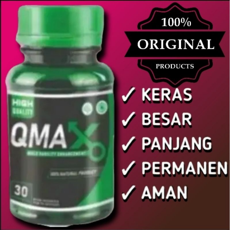 Supplement Qmax pembesar alat p pria permanen asli