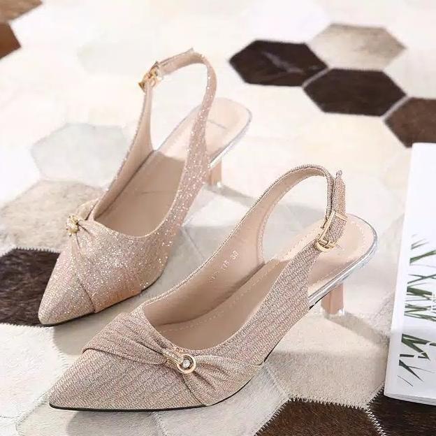 Sepatu Wanita Heels Import Premium Ellora 897-115