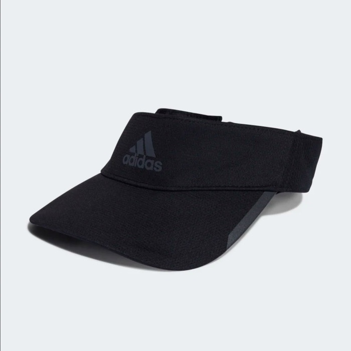 Terlaris Adidas Aeroready Runner Visor Hitam Hb1306 Topi Original