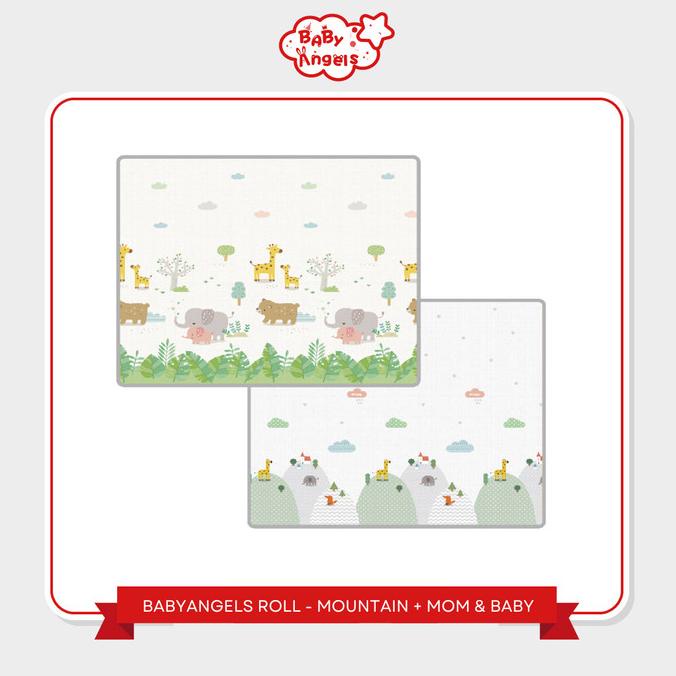 BabyAngels Roll - Mountain + Mom & Baby Playmat