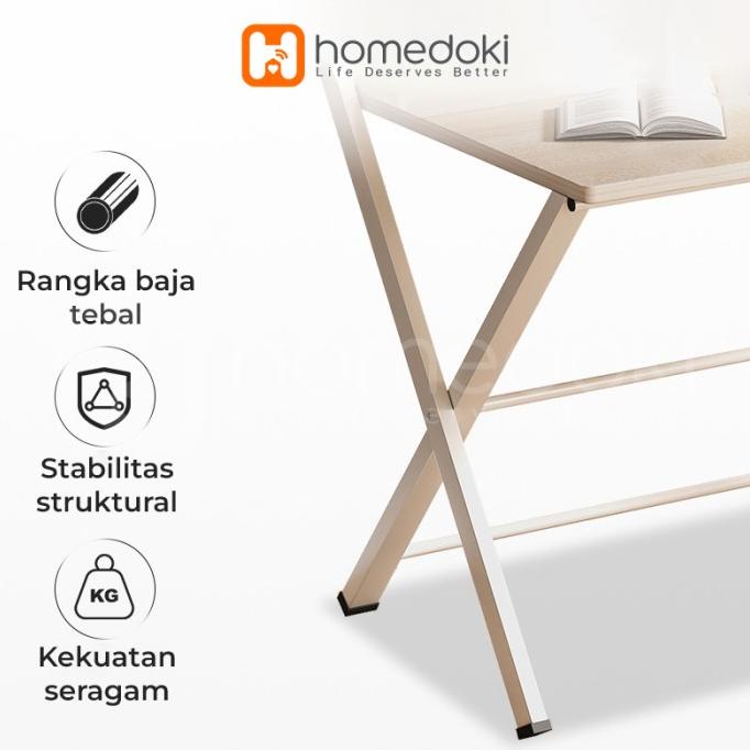 Meja Belajar Lipat / Meja Lipat Portable / Meja Kantor / Meja Kerja