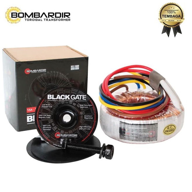 ➣✷✮ TRAFO BLACKGATE TOROID 1,5A-18V NOL BOMBARDIR BLACKGATE TRAVO DONUT 1.5A 18V NOL TOROID BELL BGR
