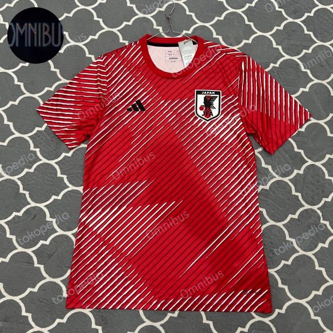 Japan Jepang Preshi Pre Match Adidas World Cup 2022 Jersey Original