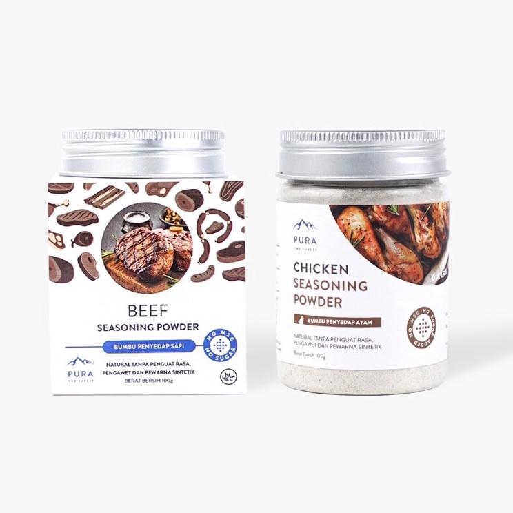 

Terbaru PURA SEASONING kaldu mpsi WITH HIMALAYAN SALT BEEF 100g / PURA - SEASONING WITH HIMALAYAN SALT CHICKEN 100g Terkini