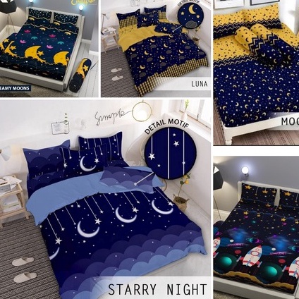 ❀ItM Sprei starmoon / sprei starynight / sprei bulan bintang ✺ ➲