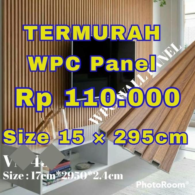 WPC Wall panel WPC 3D, KISI KISI, panel wpc (Panel Dinding)