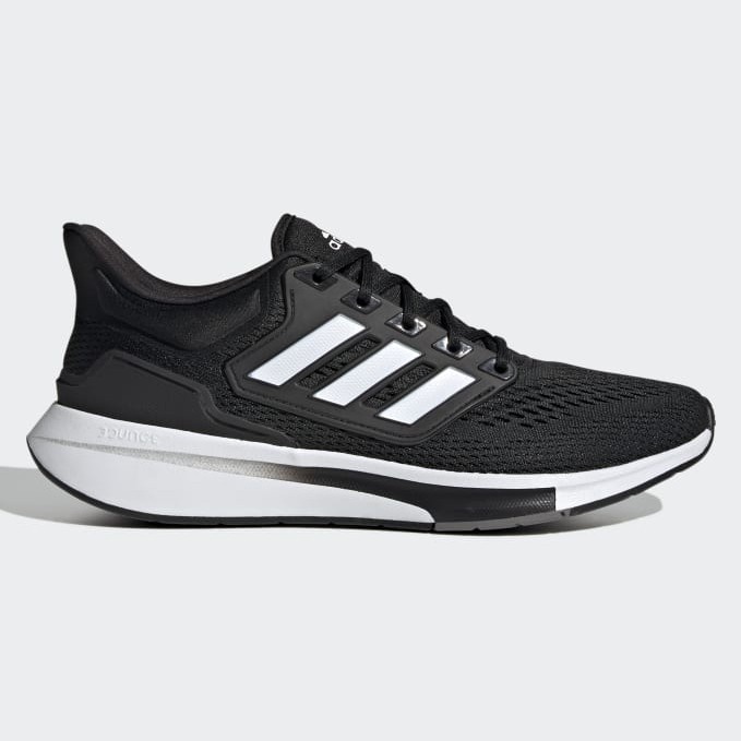 Sepatu Running Adidas Eq21 Run Black Original Big Size 46