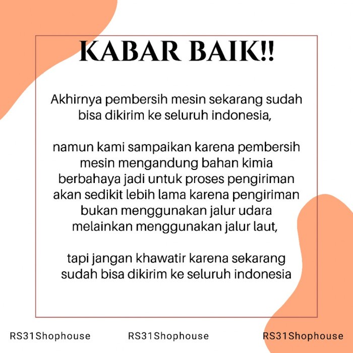 Murah Rs31 Cairan Pembersih Mesin Super 500Ml - Penghilang Kerak