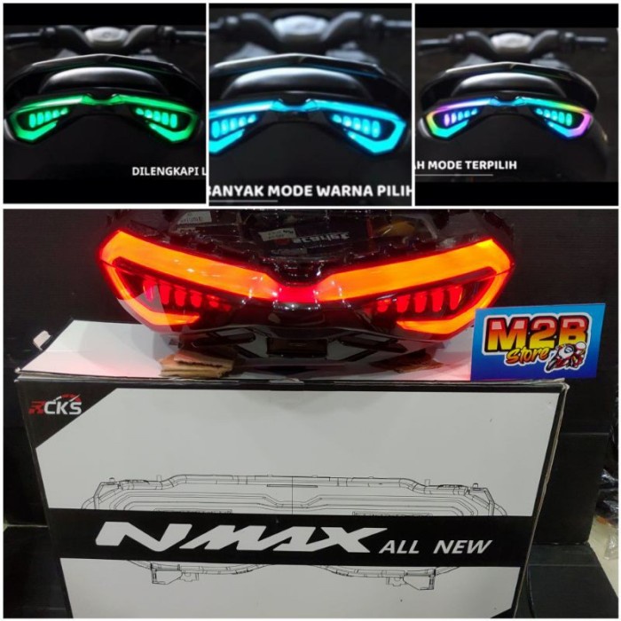 Lampu Stoplamp Belakang Cks All New Nmax 2020 2021 S2 Remote Control