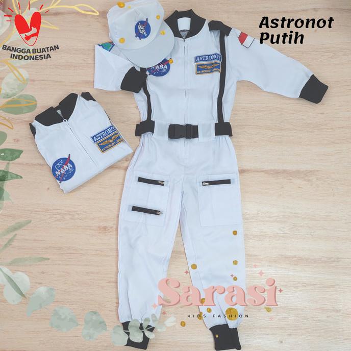 Baju astronot kostum astronot pakaian luar angkasa baju profesi anak