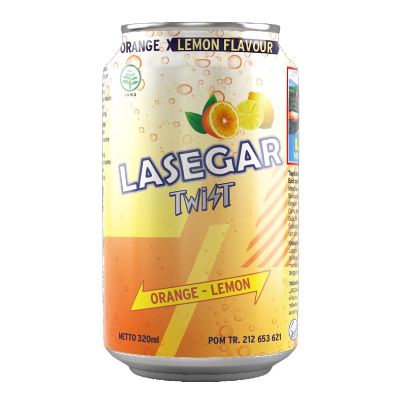 

LASEGAR Twist Minuman Penyegar Jeruk Lemon 320 ml