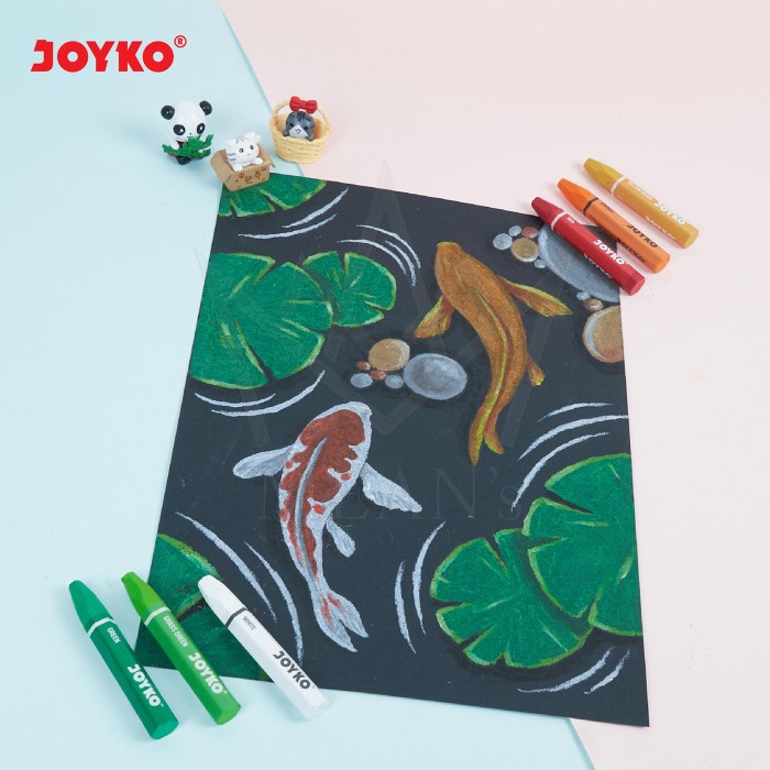 

Crayon 48 Warna Joyko / Oil Pastel 48S / Crayon Oval 48 Warna