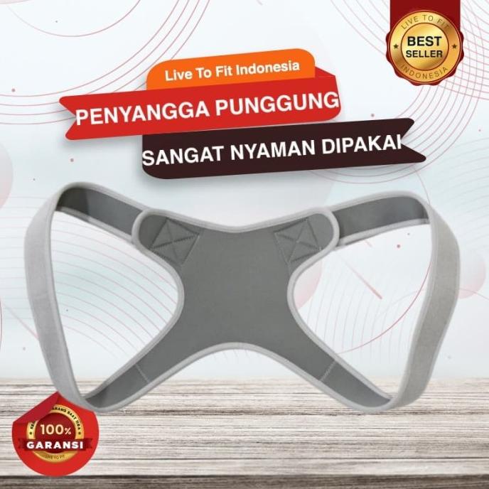 Penyangga Punggung Brace Plus Posture Corrector Unisex All Size