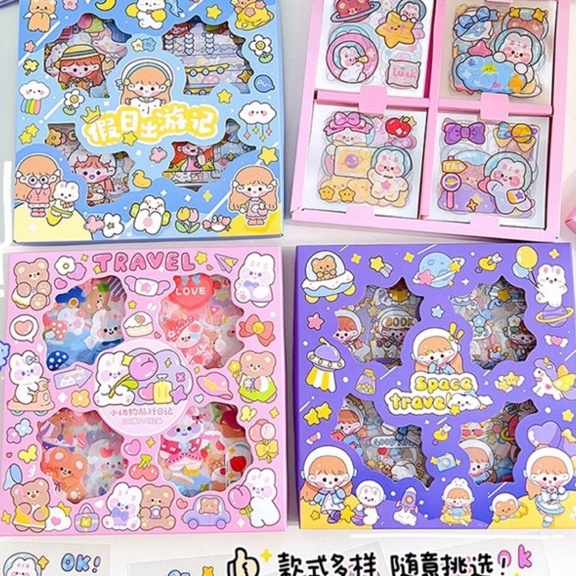 

Ready Stock✡➽ 6WCDR 100 Lembar Stiker Waterproof Sticker Botol Minum Tumblr Viral Lucu Korea DIY V034 B78 Best Seller