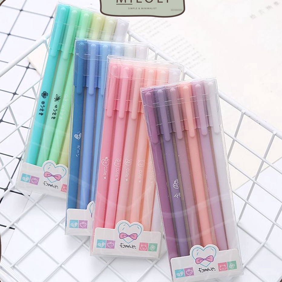

✾Terlaris PFVNB [MILOLI] 6pcs Pulpen Gel Morandi Series Pena Cair - D0023 I46 Kirim Sekarang