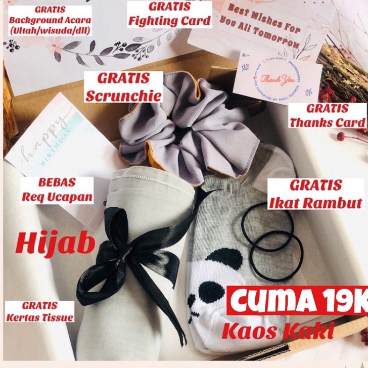 

FQTB9220㊒ HAMPERS HIJAB WARNA / Hampers Hadiah wisuda kado wedding pernikahan gift box parcel lebaran termurah ramadan mothers day hari ibu murah nikahan hampers anniversary anniv ldr jumatan kado pacar hadiah pasutri wedding teman unik alat sholat hadi