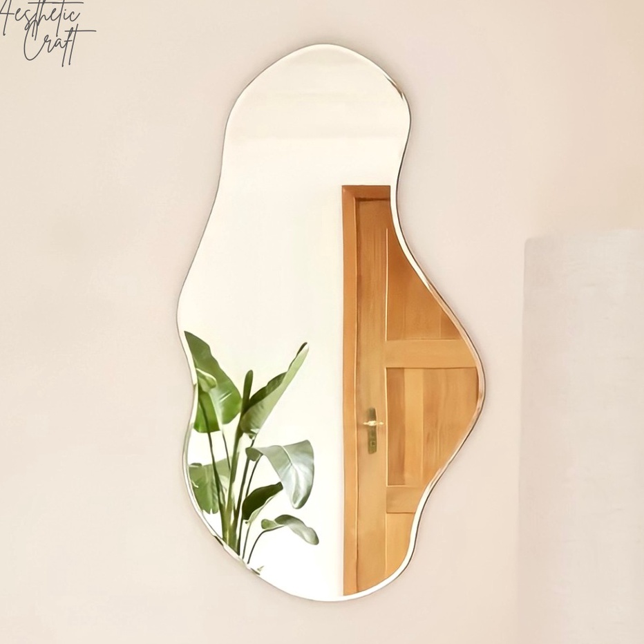 ➣✷✮ Cermin Aesthetic dinding / kaca aesthetic cermin / cermin aesthetic  / cermin rias / aesthetic m