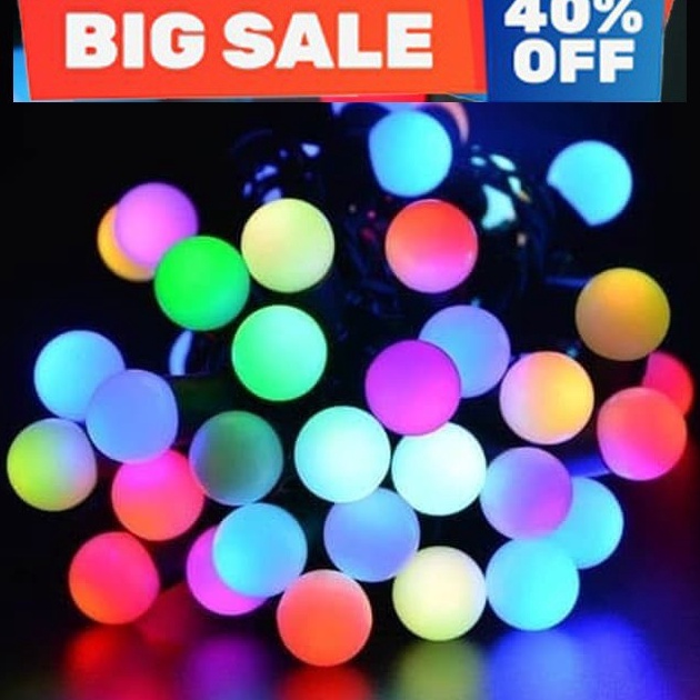 SSRD9224㊫ LAMPU TMBLR ANGGUR / LAMPU TMBLR 10 & 5 MTR / LAMPU TMBLR BUNGA / LAMPU HIAS NATAL / LED T