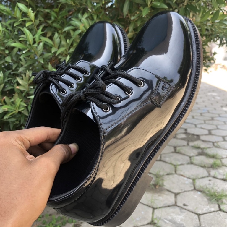 Menarik.. Sepatu Pdh Pendek Tni Ad Sepatu Pdh Polri Sepatu Pdh Security Kilap