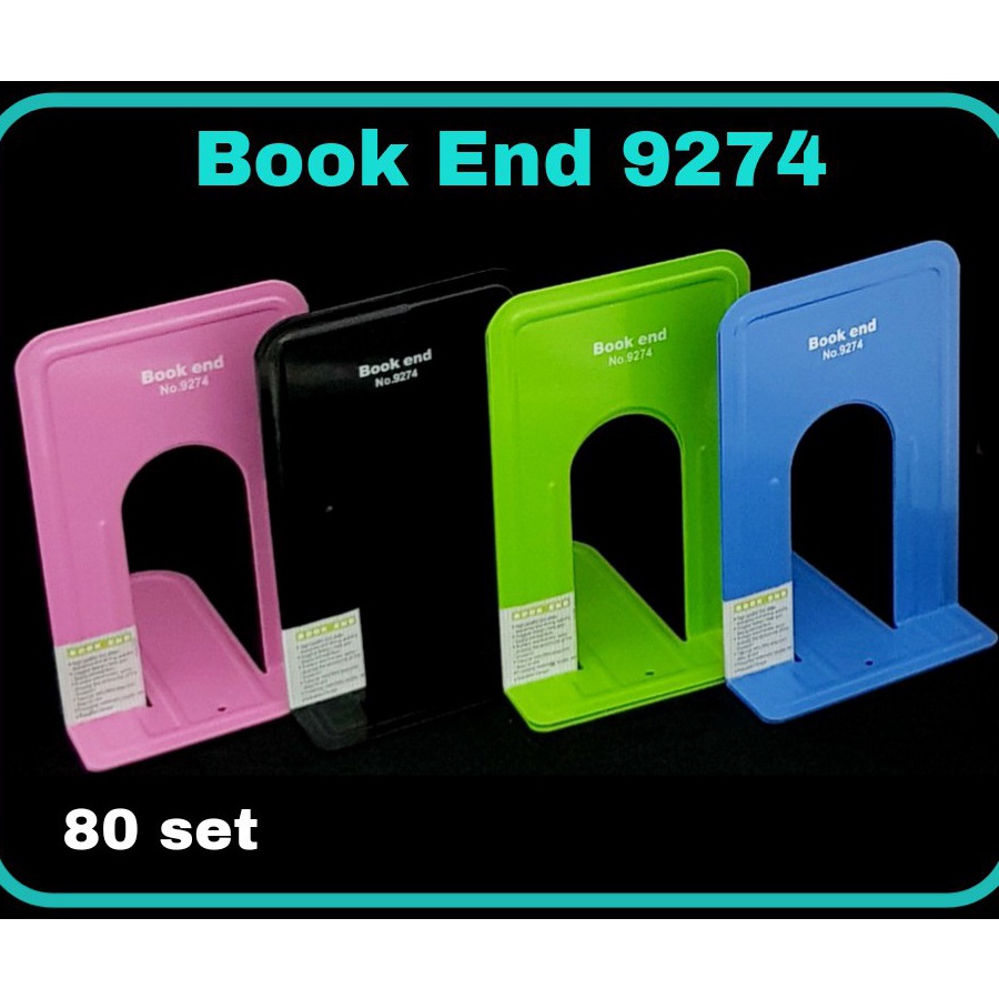 

Harga Promo✤➥ MKKDO FREE BUBBLE WRAP + DUS ( 1 Pasang Isi 2 Pcs) Book End Stand/ Sandaran/ Penyangga Buku Microtop 9274 S95 ✢Ready Stock