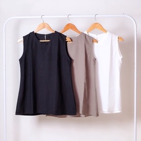 Terbaru Baju Inner Tanpa Lengan Sleeveless - Atasan Daleman Busui / inner blazer / dalaman blazer / 