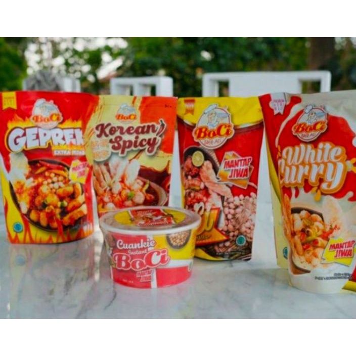 

VYZC5616㊕ Boci - Baso Aci Original - Geprek - Curry - Korean - Cuankie Mantap Jiwa ㊠