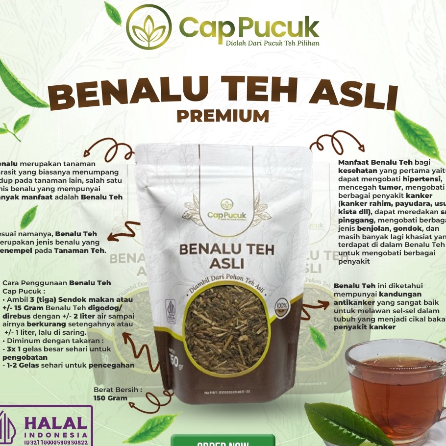 

Kirim Sekarang BENALU TEH ASLI CAP PUCUK "PREMIUM" Serba Murah