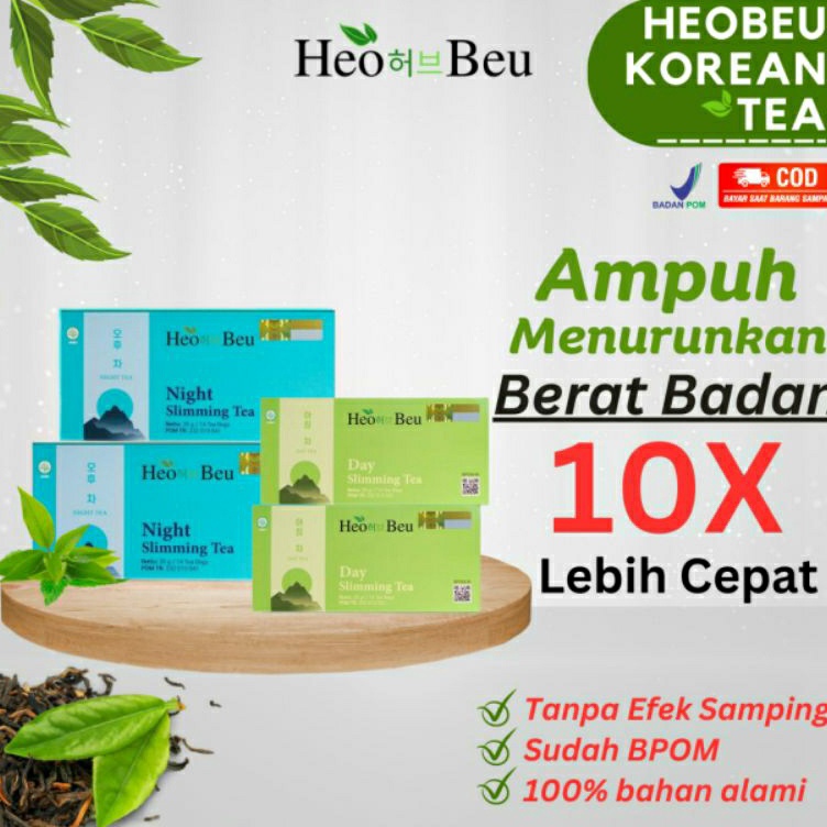 

Terlaku... Teh Pelangsing Heo Beu 100% Asli Minuman Diet Herbal Korean Penurun Berat Badan BPOM