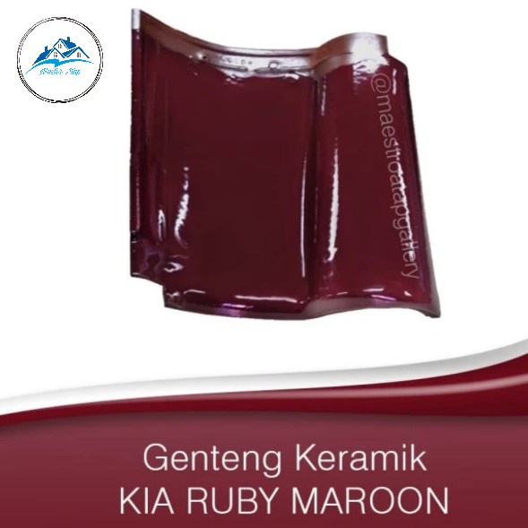 Genteng Keramik KIA Ruby Maroon