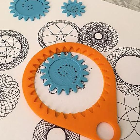 

Termantab] Alat gambar menggambar Spirograph - S3D
