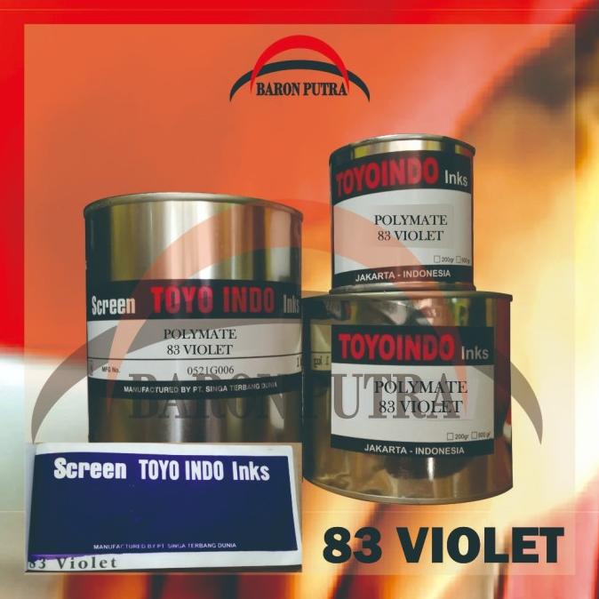 

:0:0:0] TINTA TOYO POLYMATE 83 VIOLET 500GR (TINTA PLASTIK)