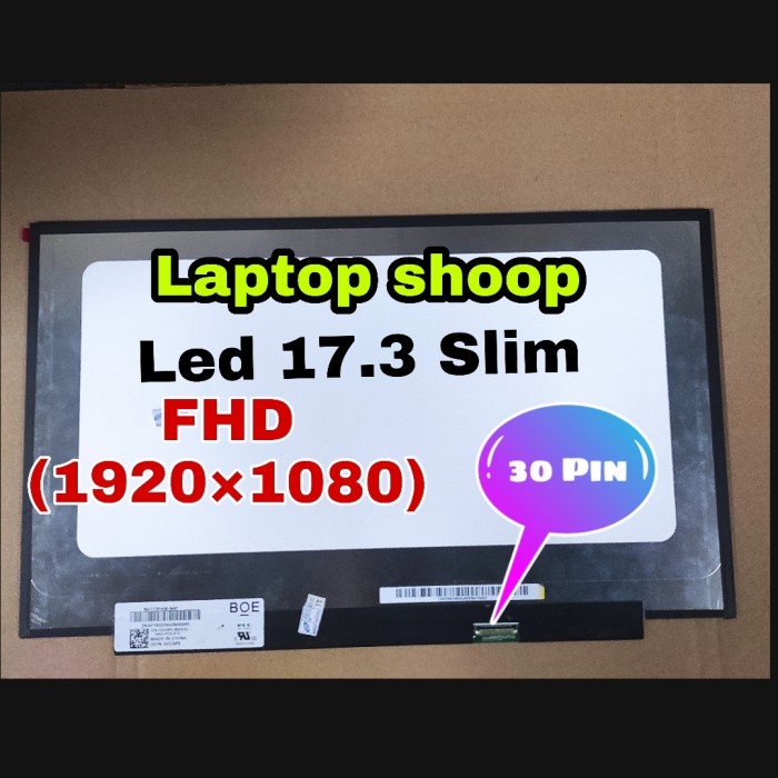 LED LCD Laptop MSI GF75 8RD MSI GF75 9RCX-270ID 30 Pin Full HD