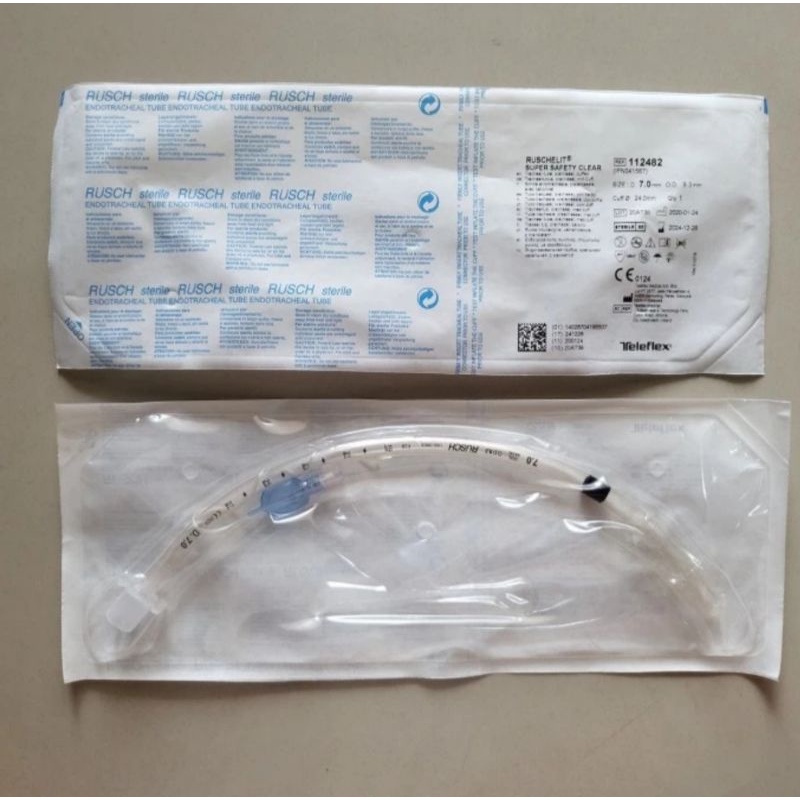Endo Tracheal Tube/ETT With Cup Clear Rush No. 3,0s/d 8.0