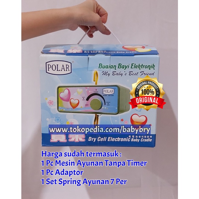 Mesin Ayunan Bayi Listrik Merk POLAR / Ayunan Bayi Listrik Otomatis