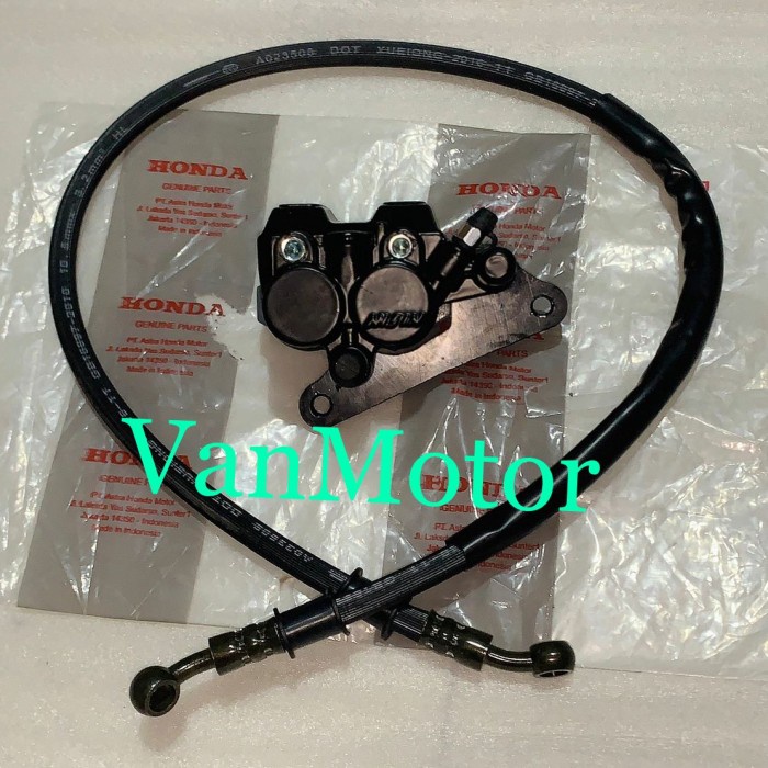 KALIPER CAKRAM PALA BABI DEPAN KARISMA SUPRA X 125 SET SELANG REM ORI