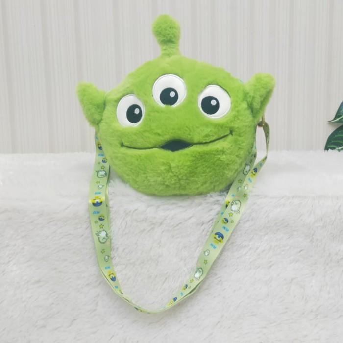Tas Slempang Kepala Bulu Animal/Tas Slempang Boneka/Kado Tas Anak Lucu