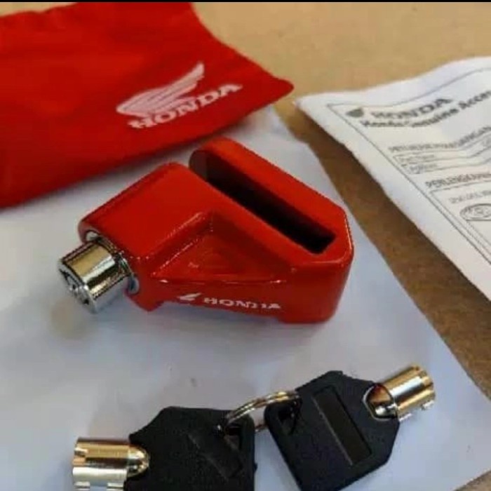 Gembok Original Motor Gembok Cakram Pengaman Motor Nmax Lexi Aerox Var