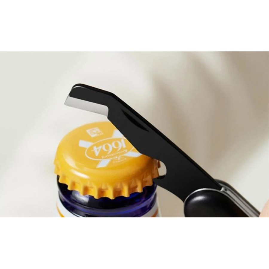 

Mini Pisau Cutter Lipat Saku Stainless Steel Edc Kardus Can Opener Good Quality
