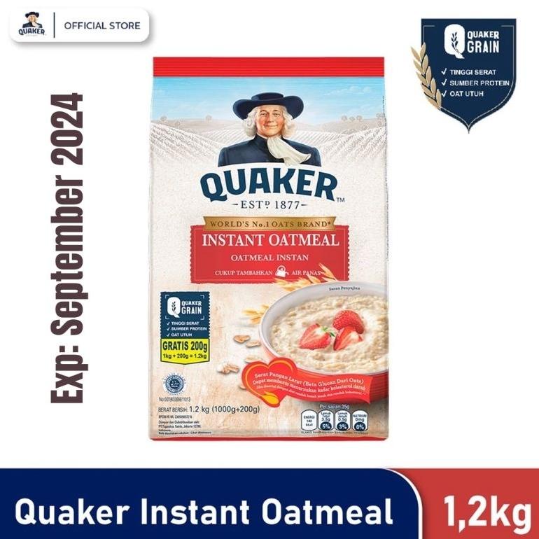 

8.8 [Discount] Quaker Instant Oatmeal 1200Gr New !!