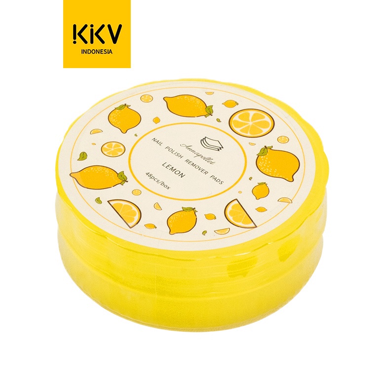 Semuanya baru KKV - ANNAPELLET Nail Polish Remover Pads Lemon 1 Box