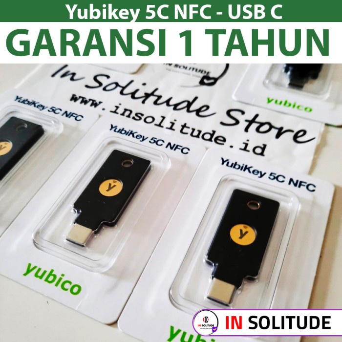 Yubikey 5C NFC USB-C Yubico Two Factor Authentication