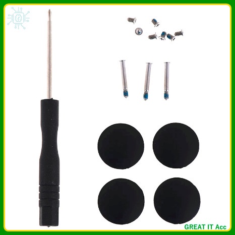 Rubber Feet/Kaki karet + Baut + Obeng - Macbook Pro A1278 A1286 A1297