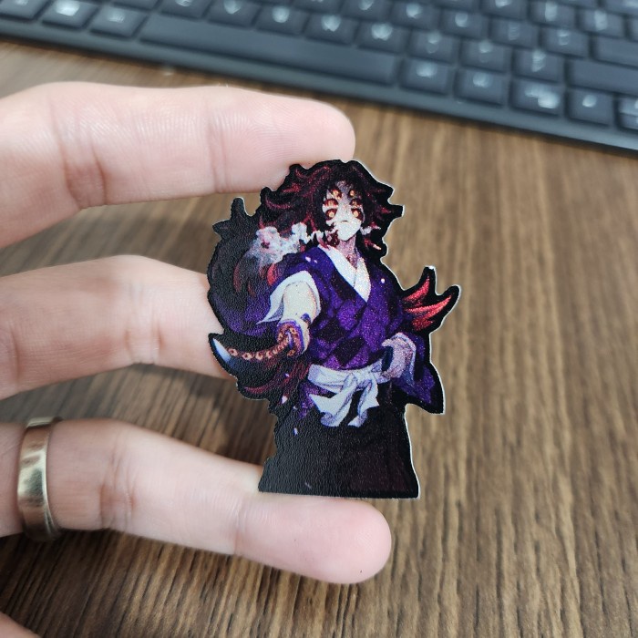

Sticker Hologram Anime - PSH1913 - Demon Slayer - Kokushibo