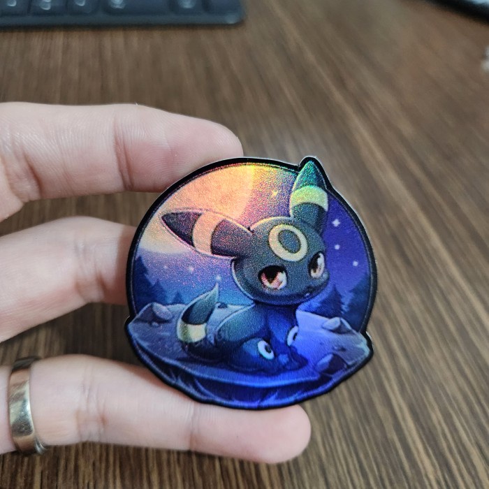 

Sticker Hologram Anime - PSH1904 - Pokemon - Eeveelution - Umbreon