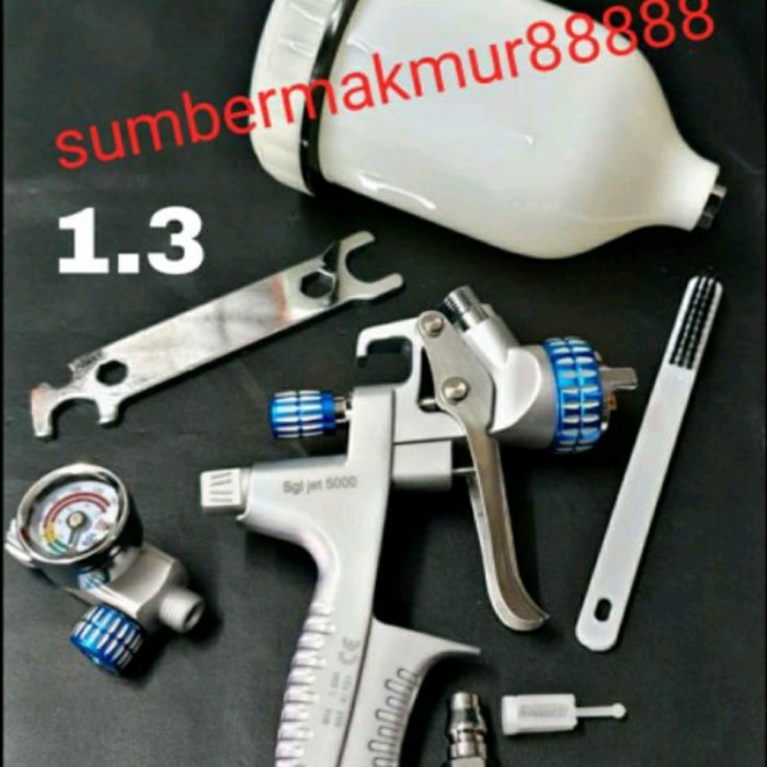 Spray gun sgl jet 5000 nozzle 1.3mm alat semprot cat