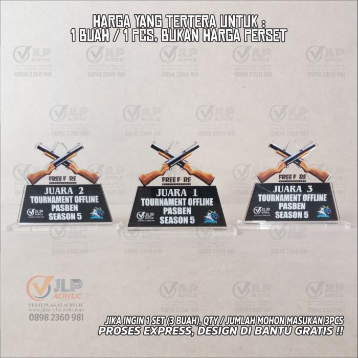 Piala Free Fire, Piala Freefire, Piala Ff, Trophy Free Fire 20X10 J02