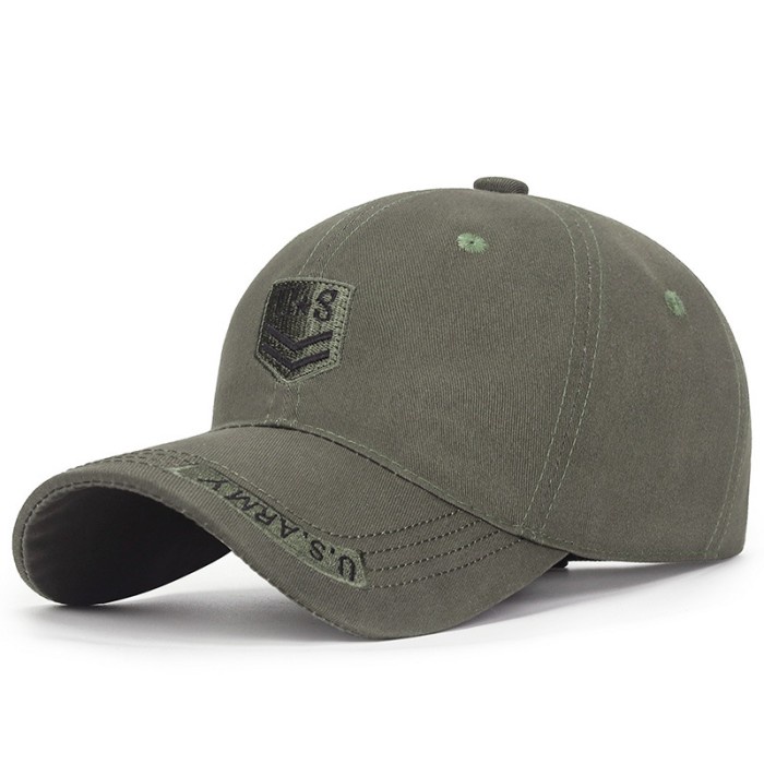 topi Baseball cap : US ARMY - Topi baseball topi pria topi wanita - GREEN(T2O9) topi pria original t